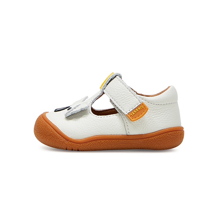 TARANIS Slip Resistant Low top Pre Walking Shoes & Sock Shoes Ecru Infant And Toddler