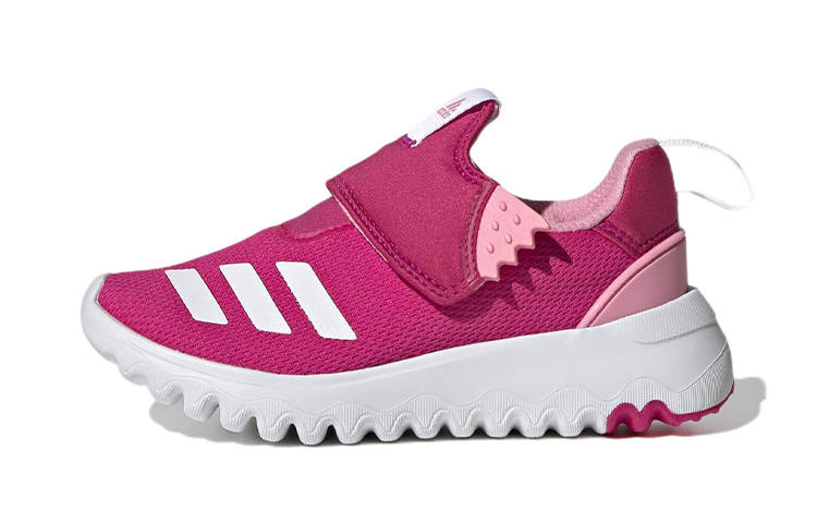 Adidas Adidas Suru365 Slip on Comfortable Low top Kids' Running Shoes Rose Red Children Aged 3 7 Years Old
