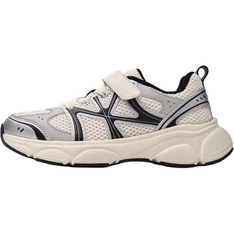 MLB New York Yankees Polyester Slip Resistant And Breathable Low top Kids' Running Shoes Beige