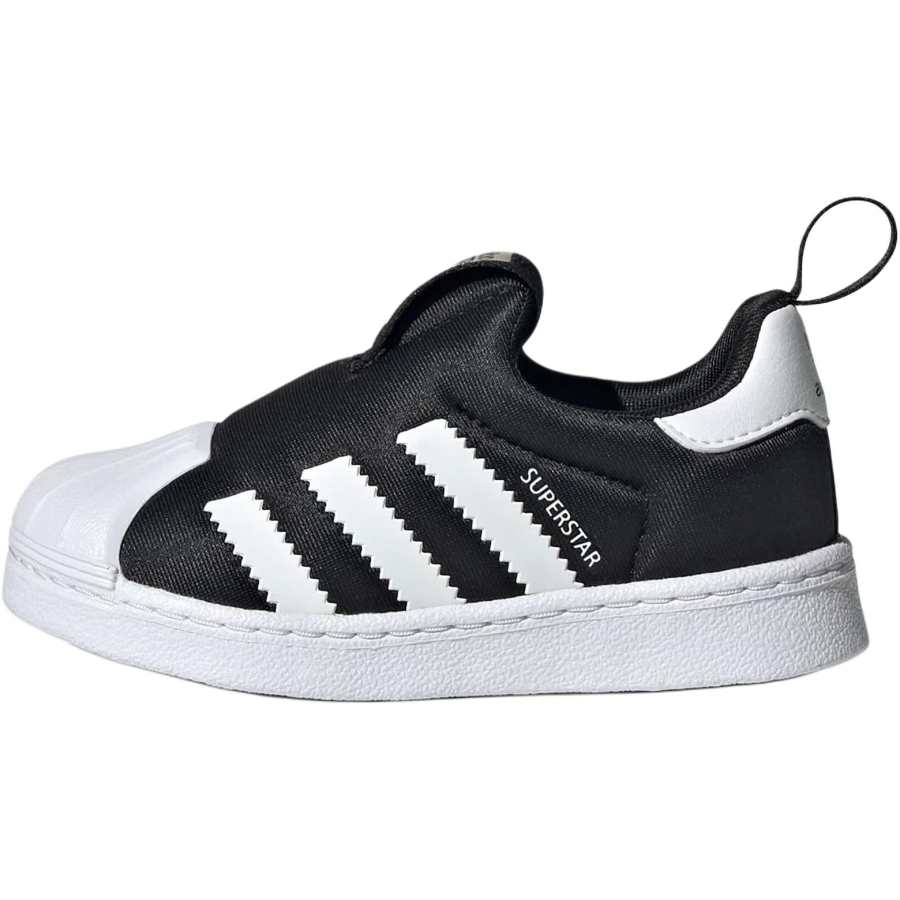 Adidas Originals SUPERSTAR 360 Classic And Versatile Low top Toddler Shoes Black Infant And Toddler