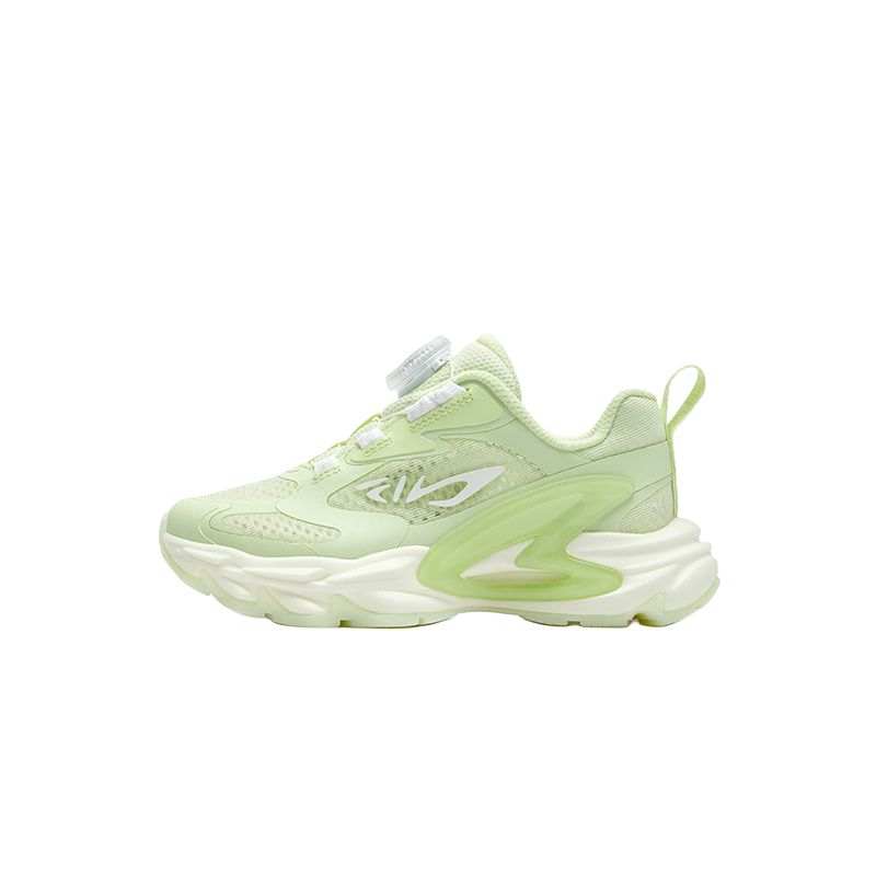 FILA KIDS Hummingbird 2 Slip Resistant Abrasion Resistant Low top Kids' Running Shoes Lime Green
