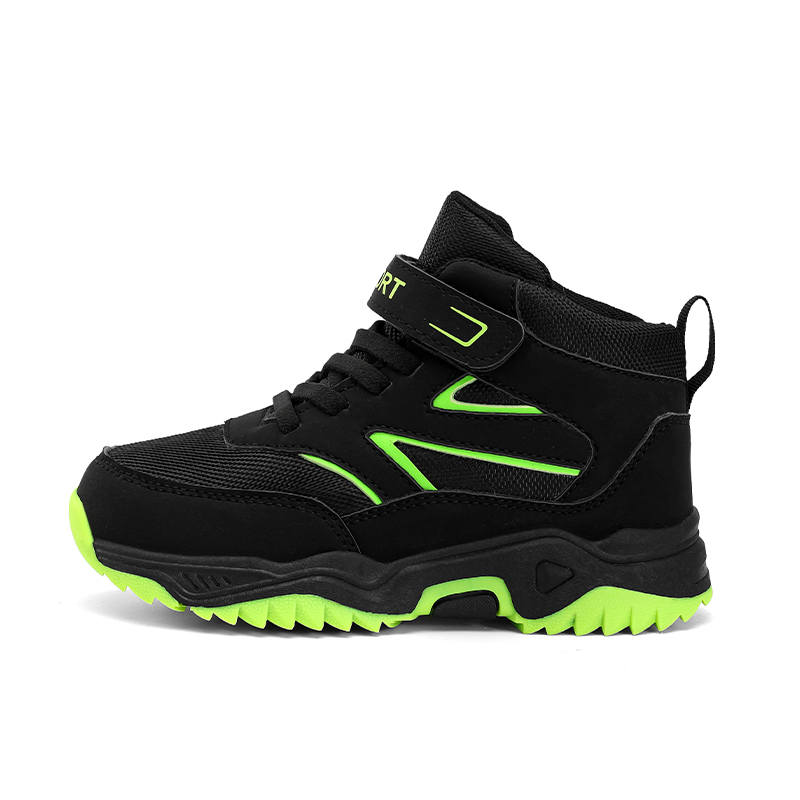 HBRK Fabric Slip Resistant Abrasion Resistant Slip Resistant Abrasion Resistant High top Kids' Outdoor Shoes Teenagers