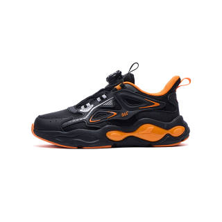 361°KIDS Low top Casual Shoes Black Orange Silver Teenagers