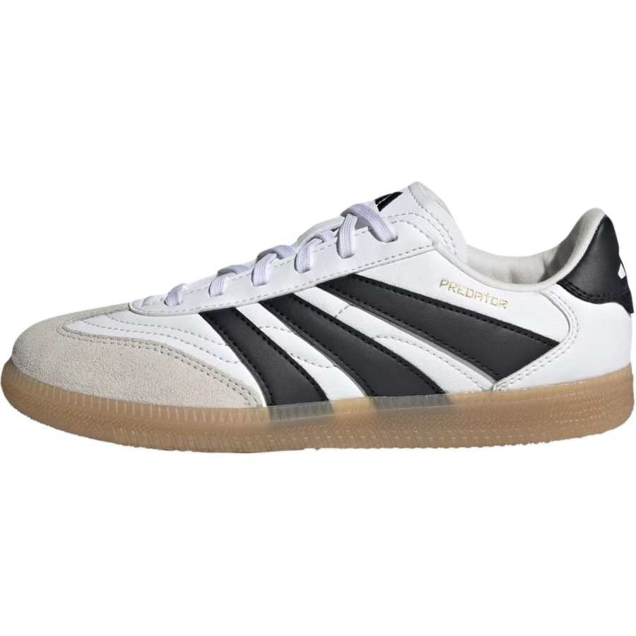 Adidas Adidas PREDATOR FREESTYLE Slip Resistant Abrasion Resistant Low top Kids' Soccer Shoes White Kids'