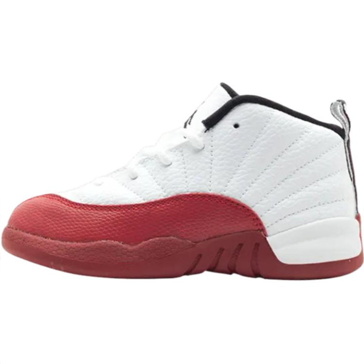 Jordan Jordan Air Jordan 12 Mid top Toddler Shoes White Red Infant And Toddler