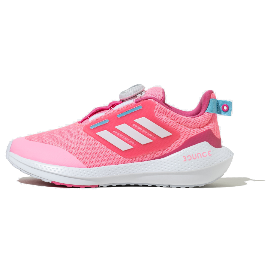 Adidas Adidas Eq21 Run 2.0 Slip Resistant, Abrasion Resistant, Lightweight Low top Running Shoes Pink White Kids'