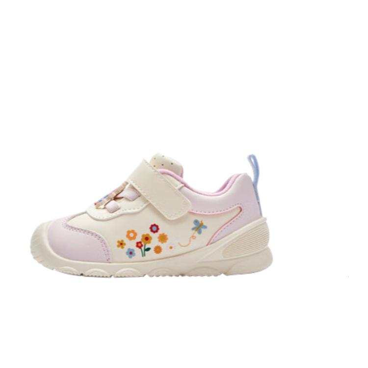 BALABALA Synthetic Leather Slip Resistant Slip Resistant Low top Toddler Shoes Dream Pink Infant And Toddler