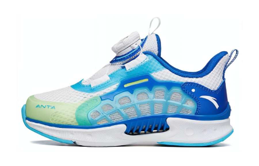 Antakids Slip Resistant Cushioning Abrasion Resistant Low top Kids' Running Shoes True Blue Kids'