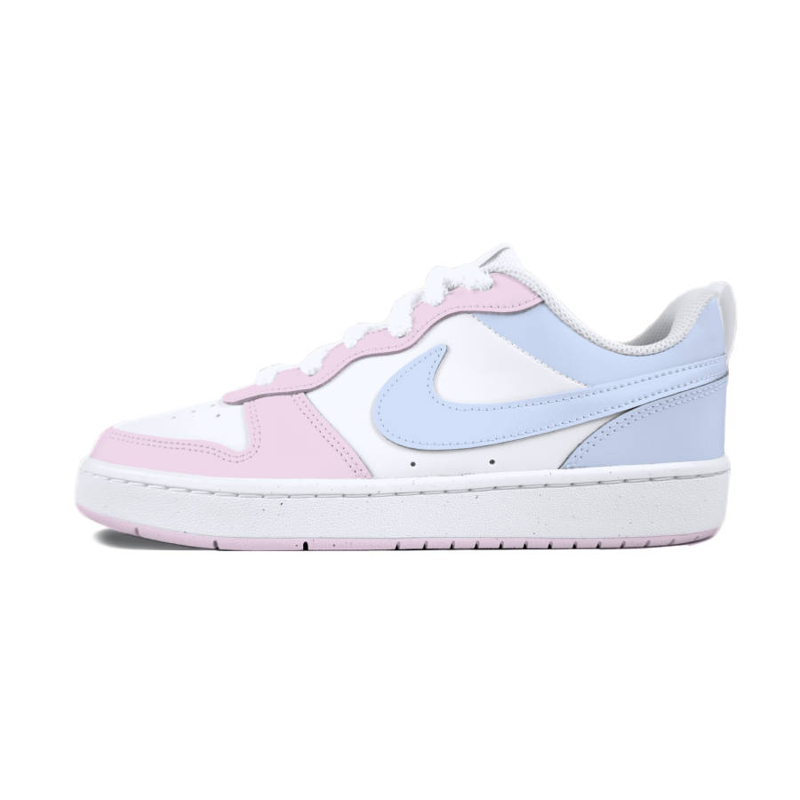 Nike Nike Court Borough Leather Low top Kids' Skateboarding Shoes White Teenagers