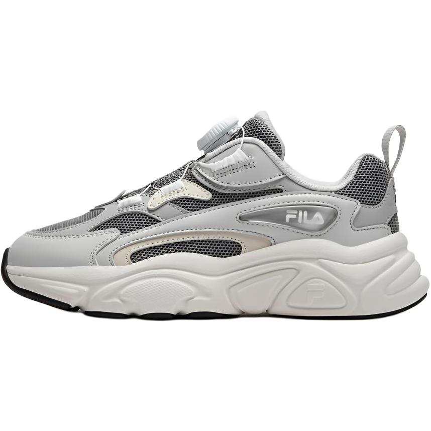 FILA KIDS Lightweight Cushioning Low top Kids' Running Shoes Alloy Gray/Lunar Rock Gray Teenagers