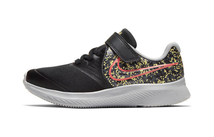 Nike Nike Star Runner 2 Low top Kids' Running Shoes Black Red Yellow Children Aged 3 7 Years Old