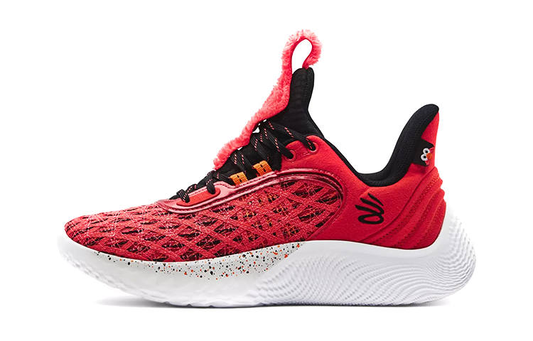 Under Armour x SESAME STREET Curry 9 Low top Performance Basketball Shoes Coral Powder Unisex