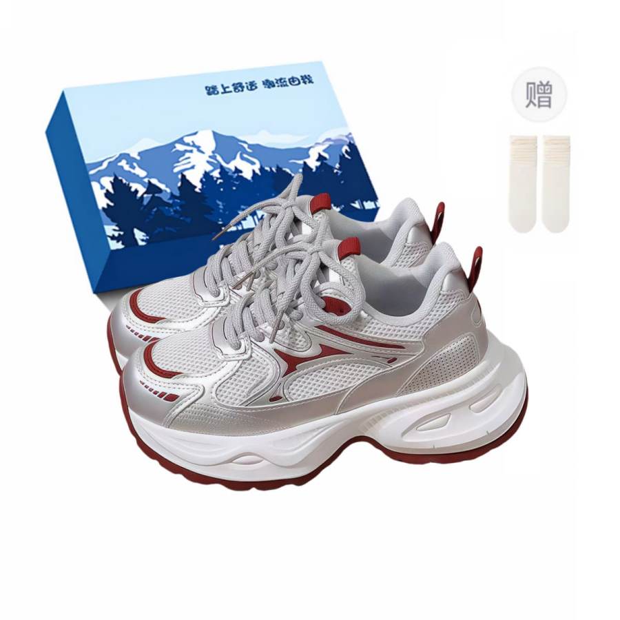 XIAOLUMILI Abrasion Resistant Abrasion Resistant Low top Chunky Sneakers Women's