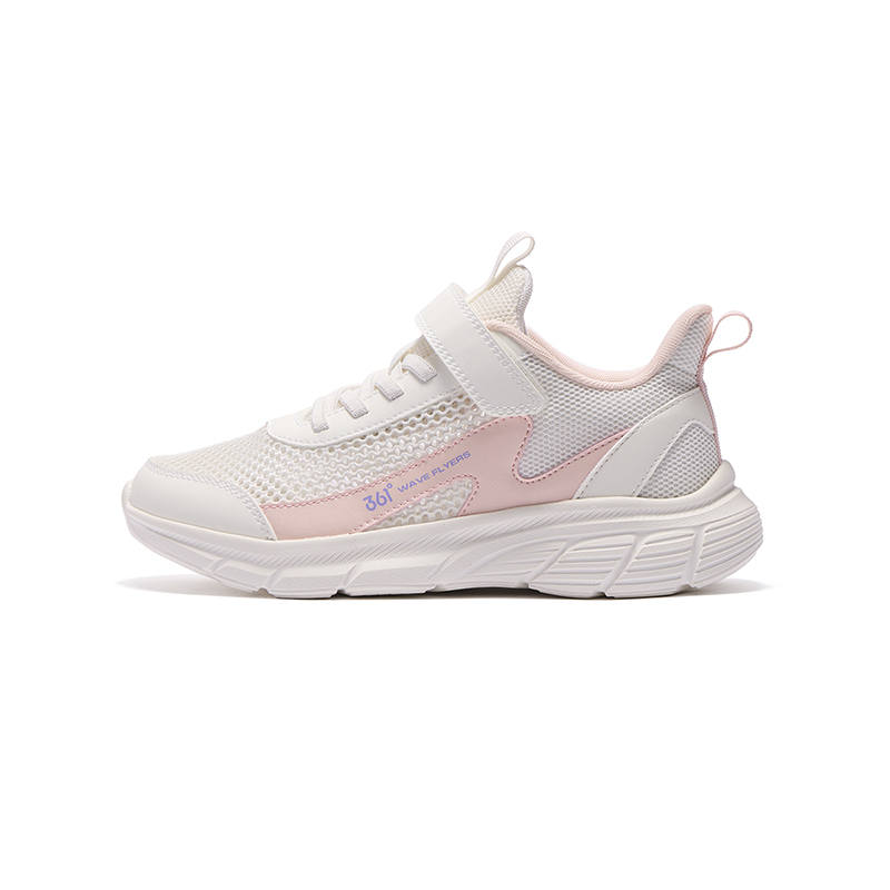 361°KIDS Running Shoes Feather White/Deep Pink Teenagers