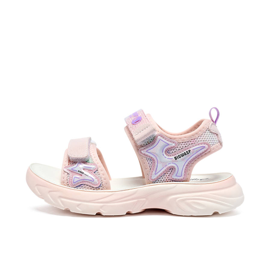 BIG WASP Slip Resistant Quick Dry Lightweight Cushioning Children's Sandals Girls Kids'