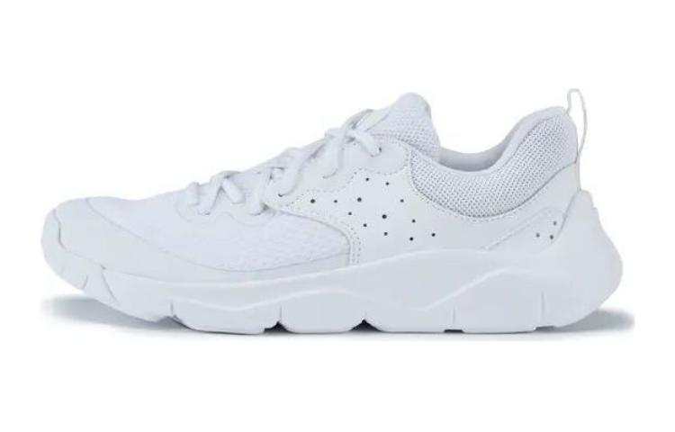 DECATHLON Playful Fast Lace Up Abrasion Resistant Breathable Low top Kids' Running Shoes White Kids