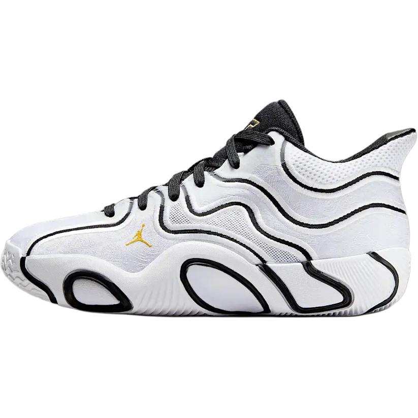 Jordan Jordan Tatum 3 Mid top Basketball Shoes White Black Unisex