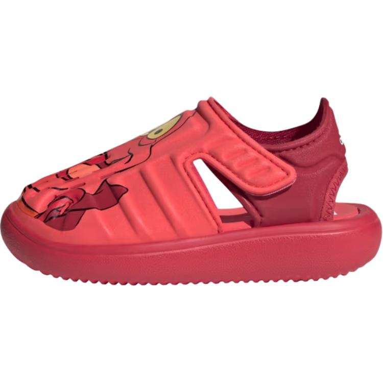 Adidas Disney x Adidas PIXAR Slip Resistant Abrasion Resistant Slip Resistant Abrasion Resistant Low top Toddler Shoes Red