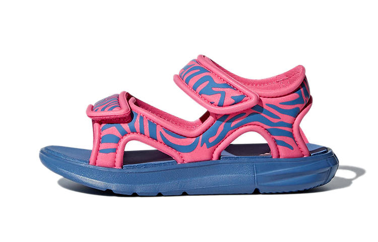 Adidas Adidas Zump C Abrasion Resistant Children's Sandals Blue Pink Multicolor Children Aged 3 7 Years Old