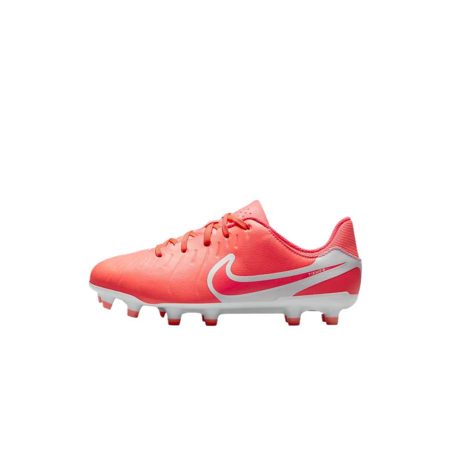 Nike Nike Tiempo Legend 10 Kids' Soccer Shoes Hot Lava White Kids'