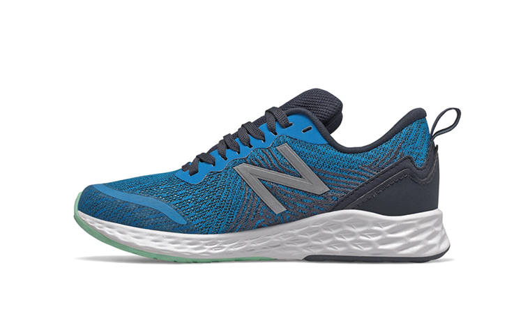 New Balance New Balance NB Fresh Foam Mesh Athleisure Cushioning Low top Kids' Running Shoes Blue Children Aged 3 7 Years Old