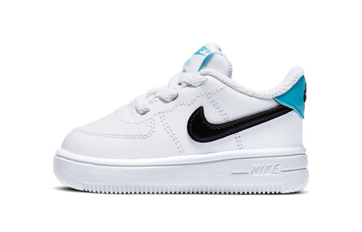 Nike Nike Air Force 1 18 Low top Skateboard Shoes White Blue Infant And Toddler