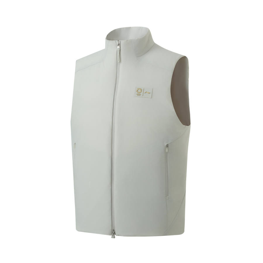 Li-Ning Li Ning Down Vest Men's White Birch Gray