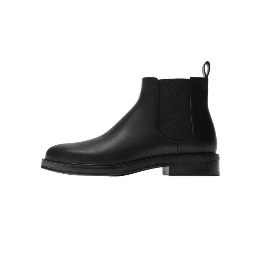 ZARA Short Chelsea Boots Low Heel < 3cm Men's Black