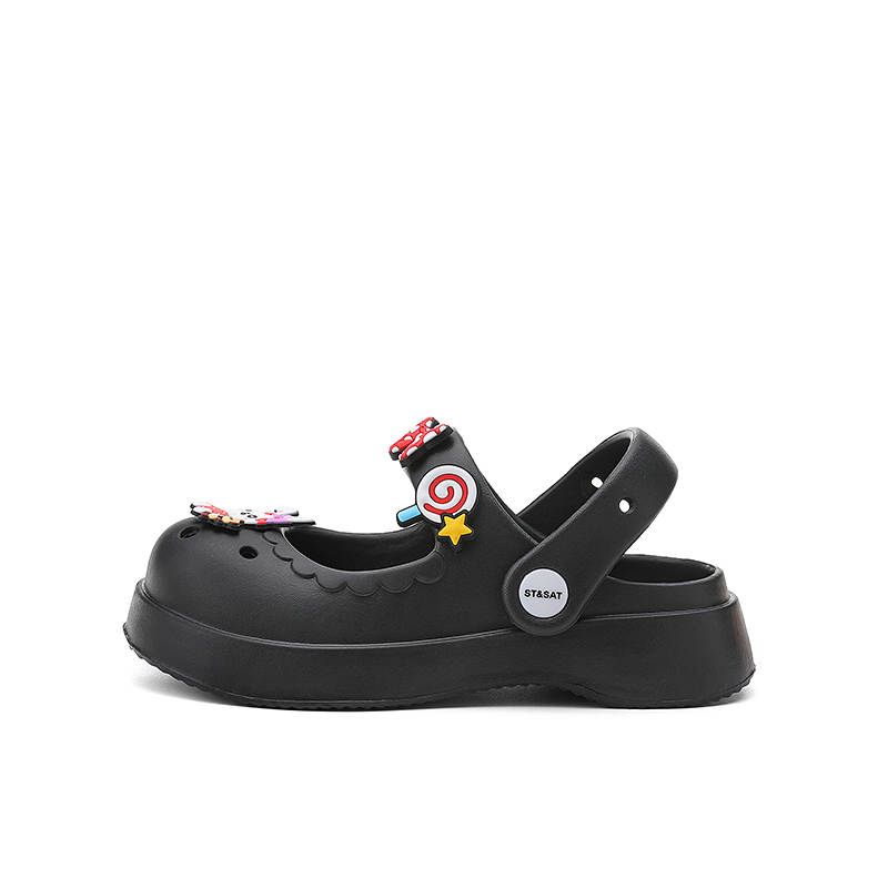 ST&SAT Microfiber Leather Anti Kick Cushioning Abrasion Resistant Breathable Lightweight Children's Sandals Kids'