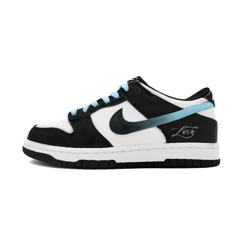 Nike Nike Dunk Condensed Incense Abrasion Resistant Low top Skateboard Shoes Women's Black White