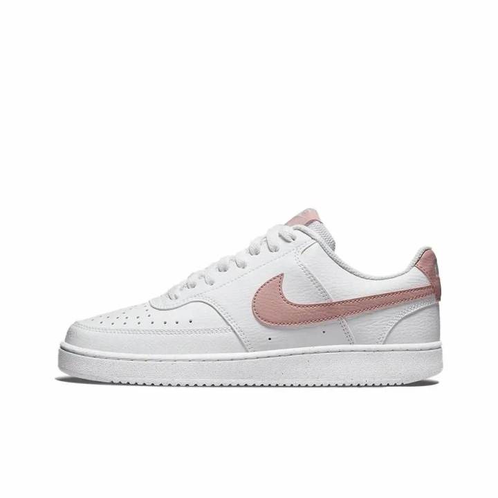 Nike Nike Court Vision Low top Skateboard Shoes White Pink Unisex
