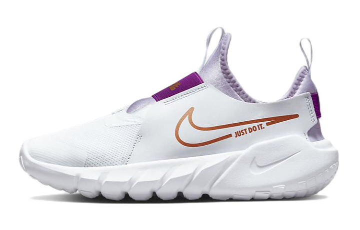 Nike Nike Flex Runner 2 Low top Running Shoes White Purple Orange Unisex