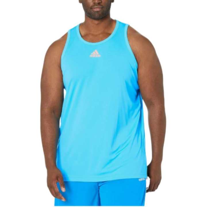 Adidas Adidas Tank Tops Men's Blue Crew Neck Moderate Other