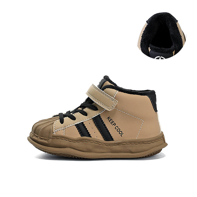 Jeep Windproof Cold Resistant, Fleece Lined Thermal, Slip Resistant Cushioning Mid top Skateboard Shoes