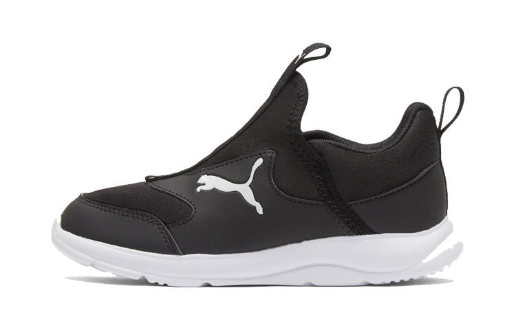 PUMA Puma Fun Racer Slip-On Little Kid 'Black White'