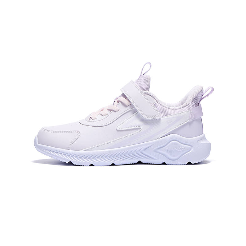 361°KIDS Synthetic Leather Running Shoes White Purple Unisex