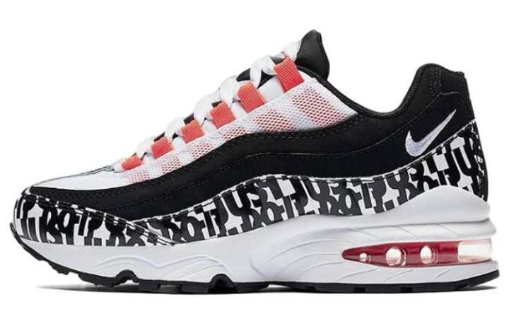 Nike Nike Air Max 95 Print Black White Bright Crimson GS
