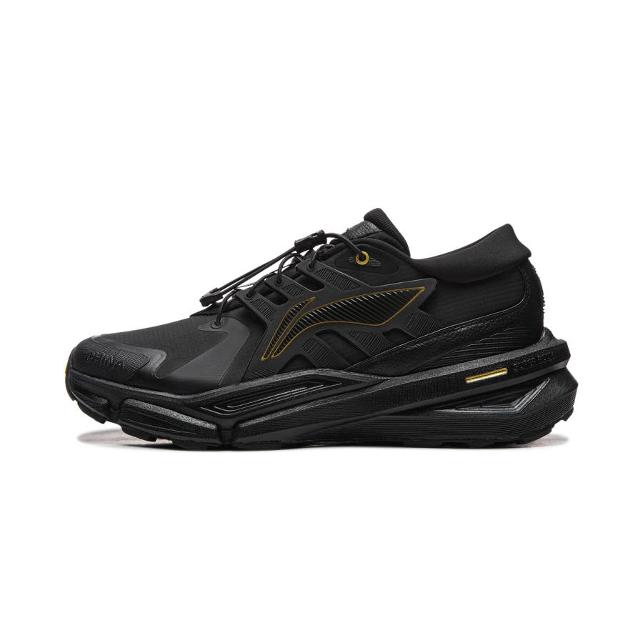 Li-Ning Li Ning Furious Rider Trail Cushioning Slip Resistant Abrasion Resistant Low top Casual Shoes Unisex Black