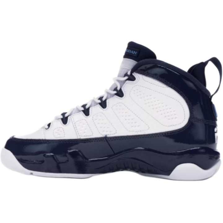 Jordan Jordan Air Jordan 9 Leather High top Basketball Shoes White Unisex