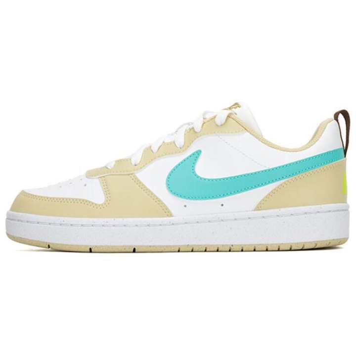 Nike Nike Court Borough COURT BORO Leather Low top Skateboard Shoes Yellow White Unisex