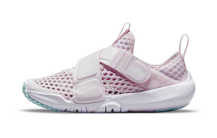Nike Nike Flex Advance BR Comfortable Slip Resistant Cushioning Breathable Low top Kids' Running Shoes Light Pink Kids'