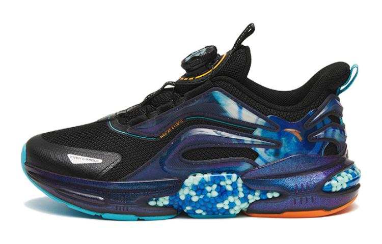 Antakids Soft And Comfortable Slip Resistant Abrasion Resistant Mid top Running Shoes Black Blue Teenagers