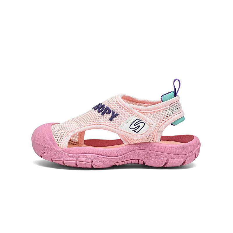 SNOOPY Slip Resistant, Abrasion Resistant, Breathable Low top Children's Sandals Pink Purple Kids'