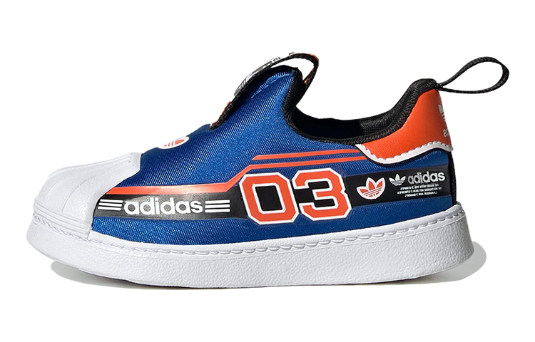 Adidas Originals SUPERSTAR 360 SHOES Mesh Low top Skateboard Shoes Blue Orange White Black Kids'