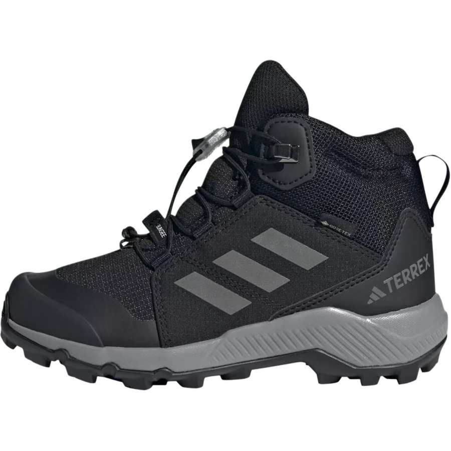 Adidas Adidas Terrex Mid Gore Te Abrasion Resistant Slip Resistant High top Kids' Outdoor Shoes Black Kids'