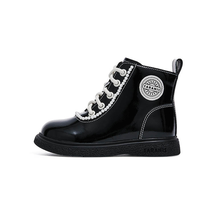 TARANIS TARANIS Kids' Boots Black White Kids'