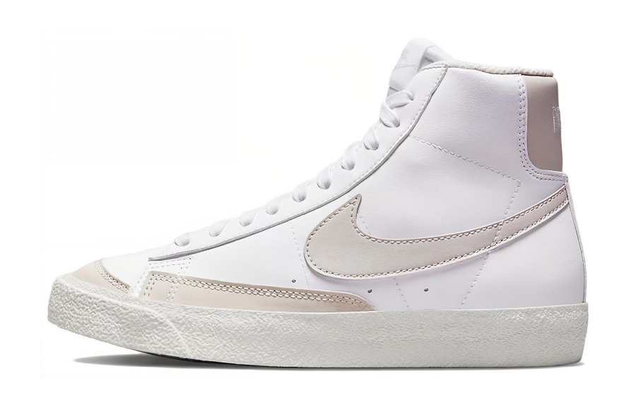 Nike Nike Blazer 77 Slip Resistant Abrasion Resistant Mid top Skateboard Shoes White Gray Unisex