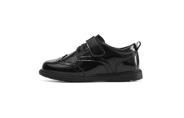 TARANIS Low top Kids' Leather Shoes Black Kids'
