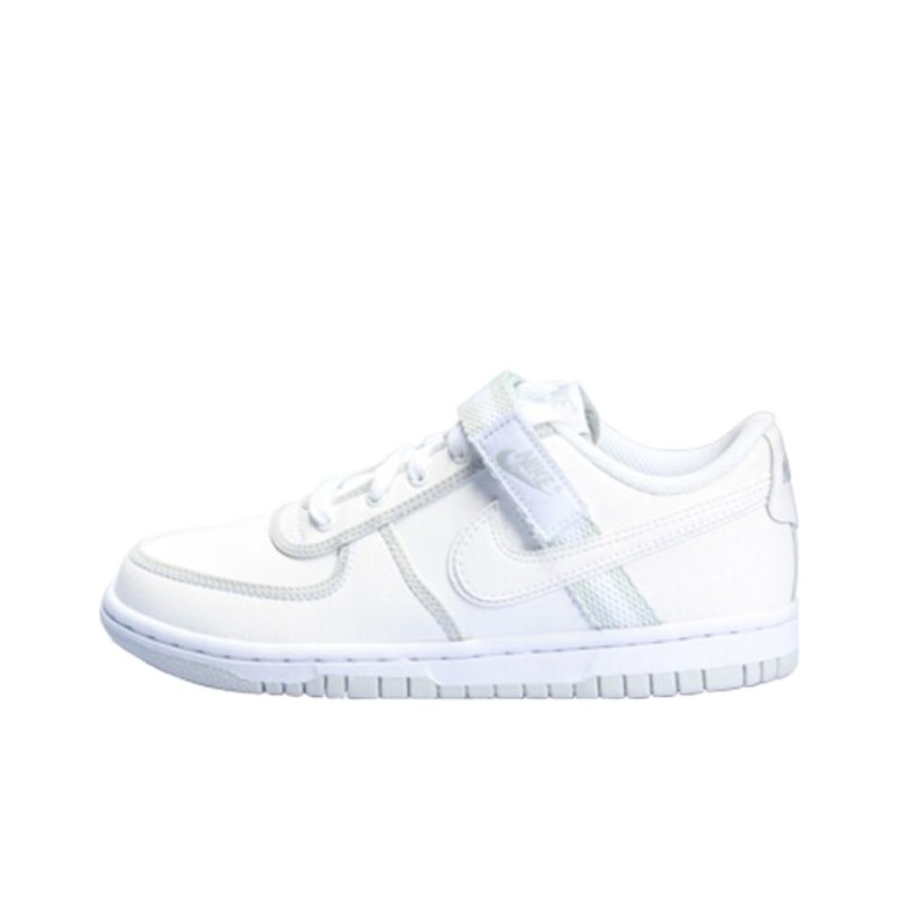 Nike Nike Vandal Slip Resistant Abrasion Resistant Low top Kids' Skateboarding Shoes White Teenagers