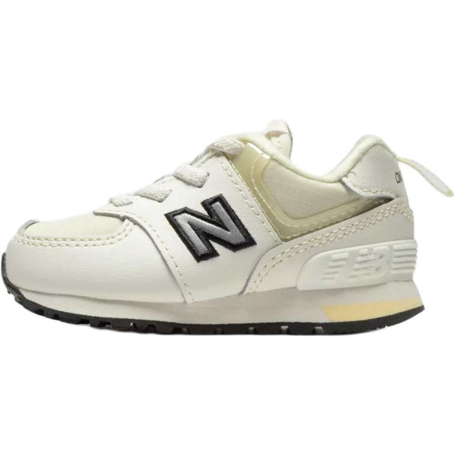 New Balance New Balance NB 574 Leather Trendy Low top Kids' Running Shoes White Kids'